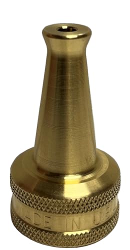 Brass High Pressure Jet Sweeper Hose Nozzle - Made in USA