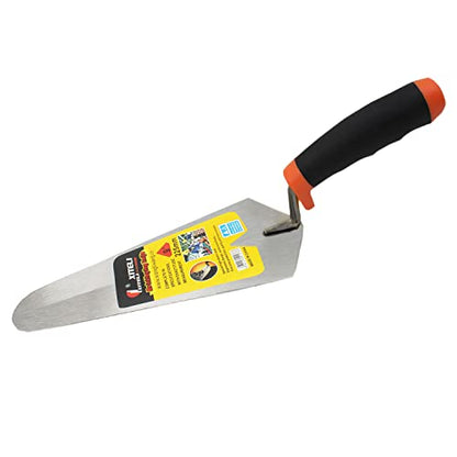 2 Pcs Pointing Trowel and Gauging Trowel Set,9" Masonry Hand Tool Set with Soft Grip Handle,Margin Trowels Bricklaying Trowels Building Products (9 Inch) - size: 9 Inch
