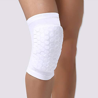 PISIQI Compression Collision Avoidance Knee Sleeve - color: White, size: Small