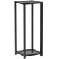 TOSKING 2-Tier Tall Plant Stand Indoor, 30-Inch Modern Metal Shelf, Black - color: Black-2-tier 30''