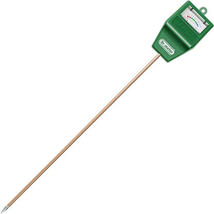 Dr.meter Long Probe Soil Moisture Meter Tester for Plants No Battery Needed - color: Green