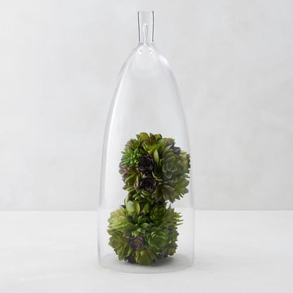 Z Gallerie Jules Cloche Hand-Blown Glass Display Dome, Clear,Large - size: 8" DIAMETER 21" TALL