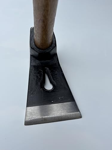 Garden Hoe, Short Handled Hoe, Heavy Small Hoe, Sharp, Used for Cultivation, Excavation, loosening Soil, Digging Trenches, Small Garden Hoe. (Heavy Duty Small Hoe) - color: Heavy duty small hoe