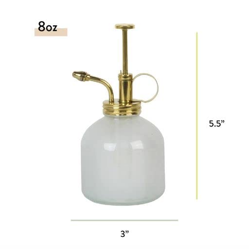 Modern Sprout Plant Mister - 8 oz Indoor Watering Can & Sprayer - White - color: White