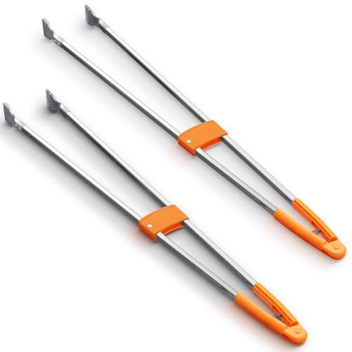 4 Pack 34" Reacher Grabber Tool, Lightweight Litter Pick up Sticks