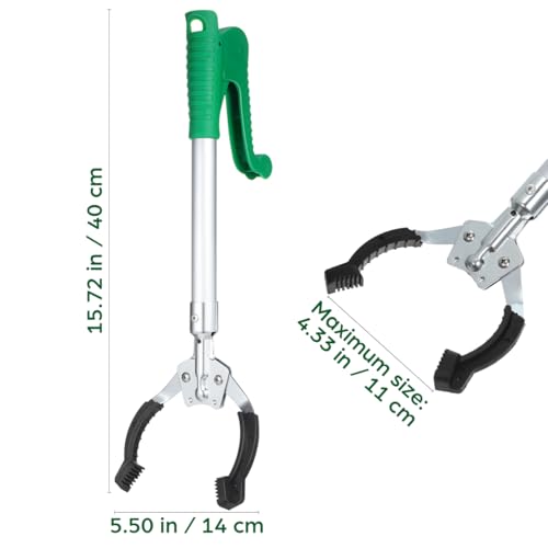 Balacoo Grabber Reacher Tool, Compact 15.7" Ergonomic Short Reacher Grabber