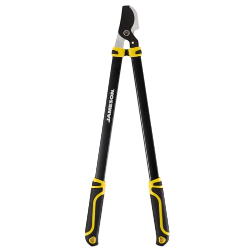 Jameson Heavy-Duty 29″ Bypass Lopper | 1-3/4″ Cutting Capacity | Non-Stick Blade | Aluminum Frame | Ergonomic Grips | Gardening & Landscaping Tool