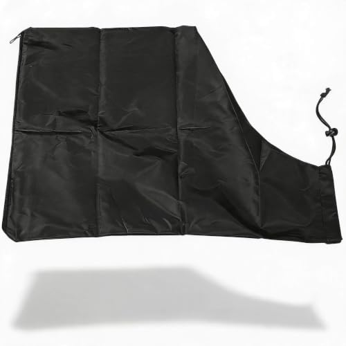 Leaf Vacuum Blower Storage Bag, Universal Replacement Bottom Debris Dump Bag, 420D Oxford Cloth Leaf Blower Vacuum Zippered Bottom Dump Bag for Ultra Blower Rake