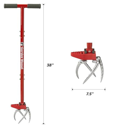 Garden Weasel Claw Pro 3-in-1 Hand Cultivator Tiller Weeder Soil Loosener - style: Cultivator - New Model