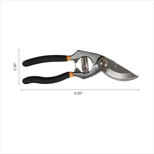 Fiskars Forged Steel Bypass Pruner, 3/4" Cut Capacity Garden Clippers - style: Deluxe Pruner