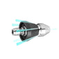 MIZORLIE Pressure Washer Sewer Jetter Nozzle with Stainless Steel - color: back1/4