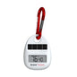 Solar Powered Portable Thermometer Hygrometer with Carabiner