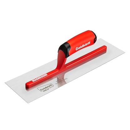 Goldblatt RED 14" x 4" Stainless Steel Finishing Trowel - size: 14" SS