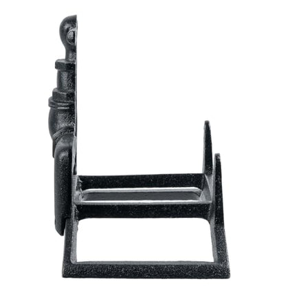 MyGift Brown Cast Iron Wall Mounted Garden Hose Holder, Spigot Design - style: Spigot Design
