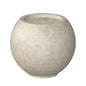 Kante Accent Round Sphere Weathered Concrete Planter 19.3" Dia, Outdoor - color: Weathered Concrete, size: 19.3"w x 16.5"h