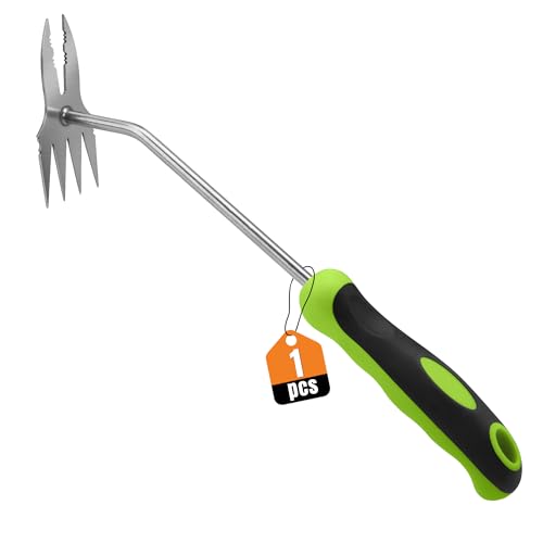 Heavy Duty Hand Weeder Puller Tool, Stainless Steel Root Removal Tools - size: 1-PCS