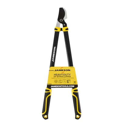 Jameson Heavy-Duty 29″ Bypass Lopper | 1-3/4″ Cutting Capacity | Non-Stick Blade | Aluminum Frame | Ergonomic Grips | Gardening & Landscaping Tool