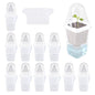 12 Sets 2.5" Mini Self Watering Pots with Humidity Dome & Plant Labels