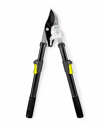 Long Reach 24 to 33 in. Ratcheting Bypass Lopper, 1.75" Cut, Steel Blade