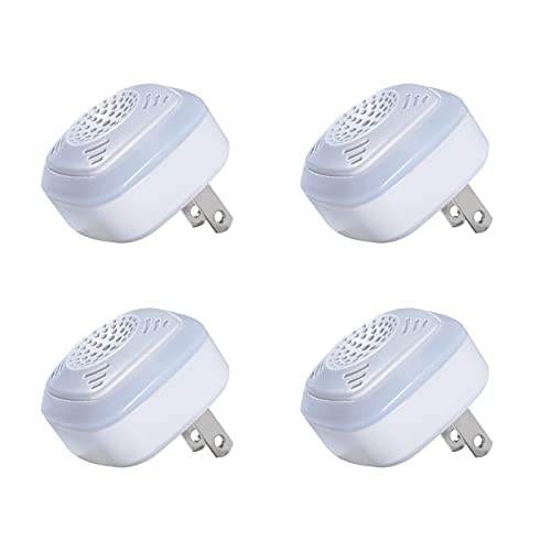 OWLTRA OW-5 Ultrasonic Rodent Repellers 4 Pack, Effectively Repel Rodents While 100% Silent & Safe to Humans and Non-Rodent Pets, White - size: 4 Pack, style: 4 Pack Ultrasonic Rodent Repellers