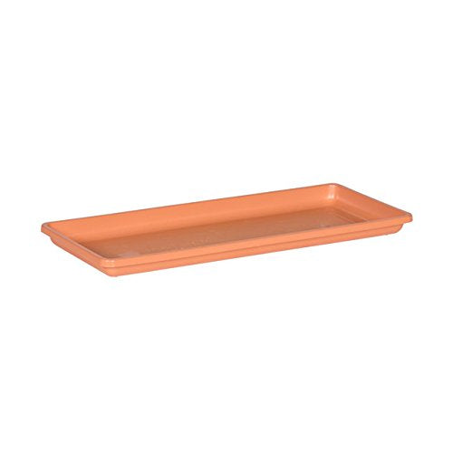 Root & Vessel 10185, Terracotta, Countryside Flower Box Tray, Small (16.25" x 6.5") - color: Terracotta, size: 18 Inch