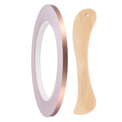 Copper Foil Tape 0.2" x82FT Single Conductive Adhesive Tape - size: 0.2 Inch x 82 FT