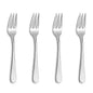KEAWELL Premium Louise 4-Piece 18/10 Small Fork Set (6.1" Small Fork) - size: 6.1" Small Fork