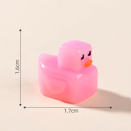 EMiEN 15 PCS Little Duck 5 Colors Pixel Grid Square Duck - color: 15 Pcs Pixel Duck