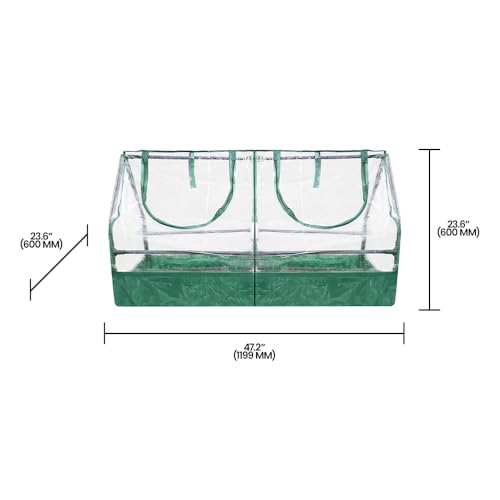 Garden Raised Bed and Cold Frame Greenhouse Cloche