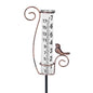 Rain Gauge Outdoor with Glass Tube for Measuring Precipitation - color: Bold-number-Black