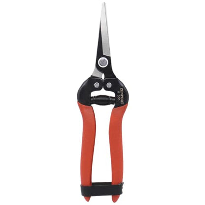 Zenport H300 Harvest Shear, Long Straight Carbon Steel Blade , Orange