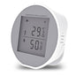 Wengart WiFi Temperature Humidity Sensor WSD400H,2.4GHz Tuya App,Indoor LCD Thermometer Hygrometer,Compatible with Alexa,Google Assistant