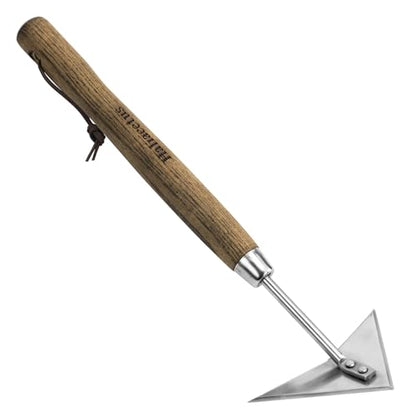 Haliaeetus Triangle Head Hoe, 15'' Scuffle Hoe for Weeding in Raised Bed - size: 15'' Triangle Head Hoe