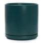D'vine Dev 10 Inch Ceramic Planter Pot, Teal, 94-O-E-9 - color: Teal, size: Large