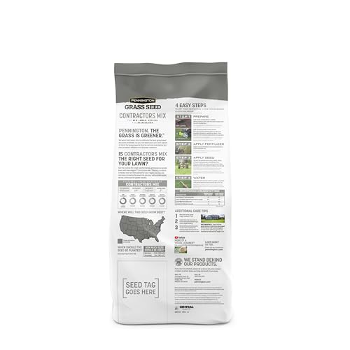 Pennington Contractors Central Grass Seed Mix, 7 lb - size: 7 Lb