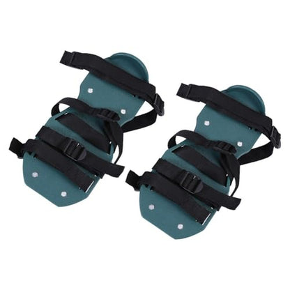 Lawn Aerator Shoes with 26 Spikes – Adjustable 3-Strap or 4-Strap Design for Soil Aeration, Yard and Garden Care(4 Straps) - size: 4 Straps