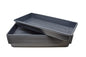 Living Whole Foods 20 Pack of Durable Black Plastic Growing Trays (Without Drain Holes) 21" X 11" X 2" - Flowers, Seedlings, Plants, Wheatgrass, Microgreens & More - size: 20 pack