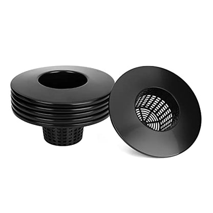 Net Pots for Hydroponics 5 Pack, 6 Inch Wide Lip Bucket Basket for Hydroponic Bucket and DWC Bucket System.