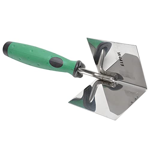 Corner Trowel 80 x 60 mm, Drywall Corner Hand Tool, Stainless Steel Sheetrocks External Corners Trowel & Internal Corners Trowels Building Products for Home and Industrial (W4415)