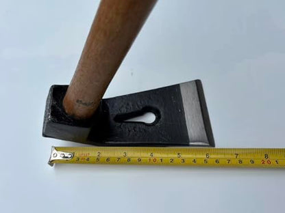 Garden Hoe, Short Handled Hoe, Heavy Small Hoe, Sharp, Used for Cultivation, Excavation, loosening Soil, Digging Trenches, Small Garden Hoe. (Heavy Duty Small Hoe) - color: Heavy duty small hoe