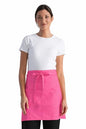 Chef Works Unisex Half Bistro Server Apron - color: Hot Pink, 1 Pack