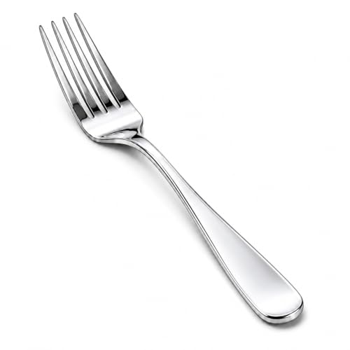 24 Piece Dinner Forks Set, 18/10 Stainless Steel Forks Silverware, 8 Inch - size: 24-Piece (8 Inches)