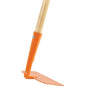 Rugg Kids Long Handle Garden Hoe, Mini Digging Tool with Wooden Handle, Gardening Tool for Children, Orange - color: Garden Hoe