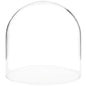 Plymor 4" x 4" Glass Display Dome Cloche (no Base) - color: No Base
