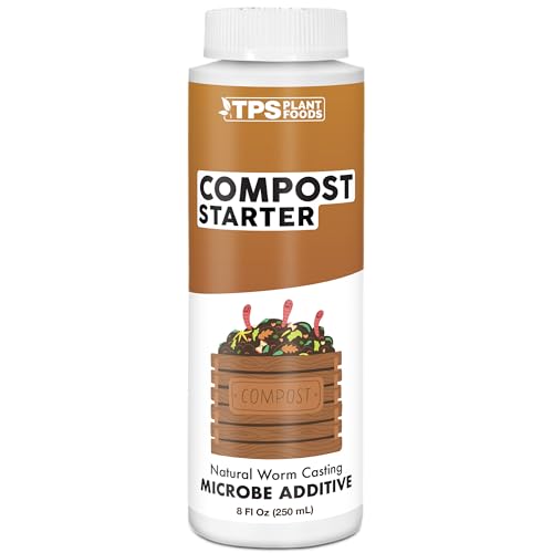 Compost Starter & Accelerator - Liquid Compost Booster, 8 oz - size: 8 oz (1/2 Pint)