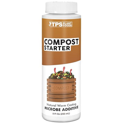 Compost Starter & Accelerator - Liquid Compost Booster, 8 oz - size: 8 oz (1/2 Pint)
