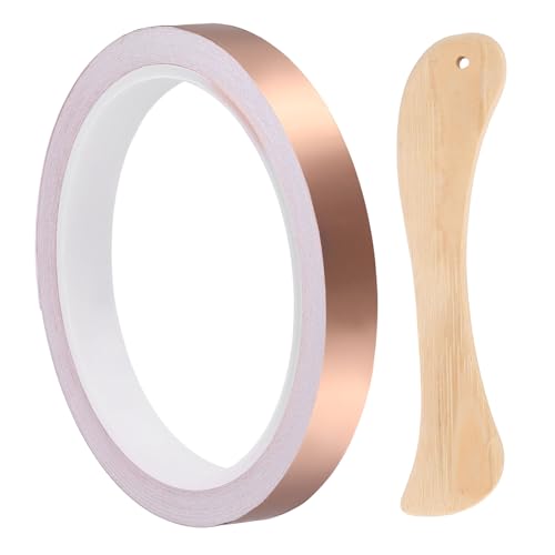 Copper Foil Tape 0.47" x33FT Single Conductive Adhesive Tape - size: 0.47 Inch x 33 FT