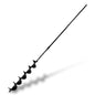 TCBWFY 2x32 Inch Auger Drill Bit for Planting - Long Handle Easy Planter Garden Auger - Bulb & Bedding Plant Augers - Post Hole Digger for 3/8”Hex Drive - size: 2"x32"