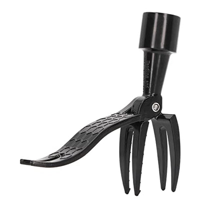 Weed Puller Head, Alloy Stand Up Weed Puller Portable Aluminum Alloy Weed Picker 4 Claw Non Slip Weeding Head Tool