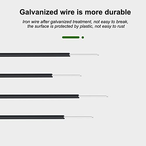 500pcs Plastic Twist Ties for Bags,4.7 Inch Cable Bread Ties Reusable Plant Wire Twist Tiesfor Household and Office Use - size: 500 pcs